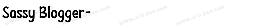 Sassy Blogger字体转换